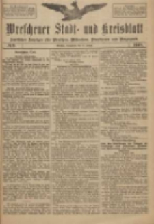 Wreschener Stadt und Kreisblatt: amtlicher Anzeiger f&uuml;r Wreschen, Miloslaw, Strzalkowo und Umgegend 1918.01.19 Nr9