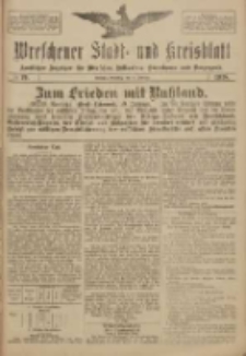 Wreschener Stadt und Kreisblatt: amtlicher Anzeiger für Wreschen, Miloslaw, Strzalkowo und Umgegend 1918.02.12 Nr19
