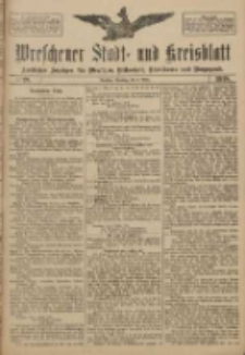 Wreschener Stadt und Kreisblatt: amtlicher Anzeiger f&uuml;r Wreschen, Miloslaw, Strzalkowo und Umgegend 1918.03.05 Nr28
