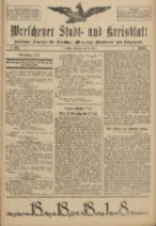 Wreschener Stadt und Kreisblatt: amtlicher Anzeiger f&uuml;r Wreschen, Miloslaw, Strzalkowo und Umgegend 1918.03.19 Nr34