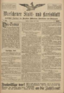 Wreschener Stadt und Kreisblatt: amtlicher Anzeiger für Wreschen, Miloslaw, Strzalkowo und Umgegend 1918.04.09 Nr42