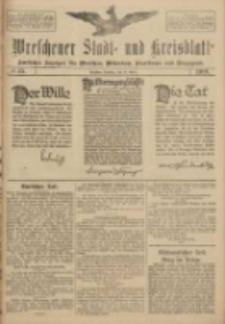Wreschener Stadt und Kreisblatt: amtlicher Anzeiger f&uuml;r Wreschen, Miloslaw, Strzalkowo und Umgegend 1918.04.16 Nr45