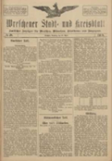 Wreschener Stadt und Kreisblatt: amtlicher Anzeiger f&uuml;r Wreschen, Miloslaw, Strzalkowo und Umgegend 1918.04.23 Nr48