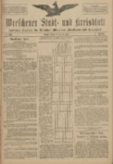 Wreschener Stadt und Kreisblatt: amtlicher Anzeiger f&uuml;r Wreschen, Miloslaw, Strzalkowo und Umgegend 1918.04.25 Nr49