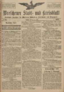 Wreschener Stadt und Kreisblatt: amtlicher Anzeiger f&uuml;r Wreschen, Miloslaw, Strzalkowo und Umgegend 1918.05.07 Nr54
