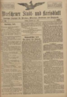 Wreschener Stadt und Kreisblatt: amtlicher Anzeiger f&uuml;r Wreschen, Miloslaw, Strzalkowo und Umgegend 1918.05.11 Nr56