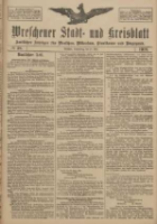 Wreschener Stadt und Kreisblatt: amtlicher Anzeiger für Wreschen, Miloslaw, Strzalkowo und Umgegend 1918.05.16 Nr58