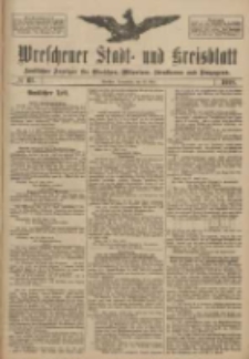Wreschener Stadt und Kreisblatt: amtlicher Anzeiger f&uuml;r Wreschen, Miloslaw, Strzalkowo und Umgegend 1918.05.25 Nr61