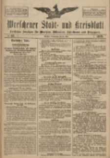 Wreschener Stadt und Kreisblatt: amtlicher Anzeiger f&uuml;r Wreschen, Miloslaw, Strzalkowo und Umgegend 1918.05.30 Nr63