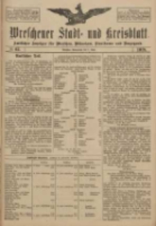 Wreschener Stadt und Kreisblatt: amtlicher Anzeiger f&uuml;r Wreschen, Miloslaw, Strzalkowo und Umgegend 1918.06.01 Nr64
