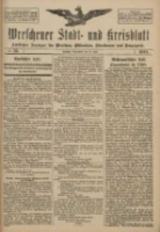 Wreschener Stadt und Kreisblatt: amtlicher Anzeiger f&uuml;r Wreschen, Miloslaw, Strzalkowo und Umgegend 1918.06.29 Nr76