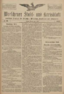 Wreschener Stadt und Kreisblatt: amtlicher Anzeiger f&uuml;r Wreschen, Miloslaw, Strzalkowo und Umgegend 1918.07.09 Nr80