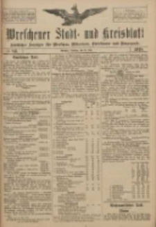 Wreschener Stadt und Kreisblatt: amtlicher Anzeiger f&uuml;r Wreschen, Miloslaw, Strzalkowo und Umgegend 1918.07.16 Nr83
