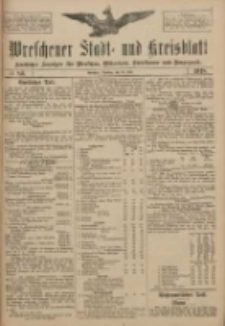 Wreschener Stadt und Kreisblatt: amtlicher Anzeiger für Wreschen, Miloslaw, Strzalkowo und Umgegend 1918.07.16 Nr83