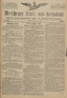 Wreschener Stadt und Kreisblatt: amtlicher Anzeiger f&uuml;r Wreschen, Miloslaw, Strzalkowo und Umgegend 1918.07.23 Nr86
