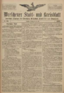 Wreschener Stadt und Kreisblatt: amtlicher Anzeiger f&uuml;r Wreschen, Miloslaw, Strzalkowo und Umgegend 1918.07.30 Nr89