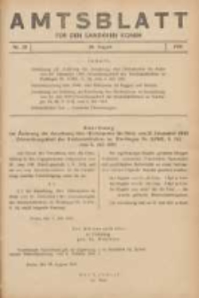 Amtsblatt für den Landkreis Konin 1941.08.29 Nr22