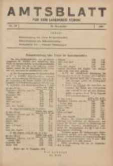 Amtsblatt für den Landkreis Konin 1941.11.15 Nr29
