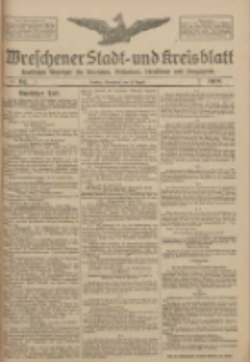 Wreschener Stadt und Kreisblatt: amtlicher Anzeiger f&uuml;r Wreschen, Miloslaw, Strzalkowo und Umgegend 1918.08.10 Nr94