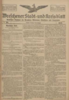 Wreschener Stadt und Kreisblatt: amtlicher Anzeiger f&uuml;r Wreschen, Miloslaw, Strzalkowo und Umgegend 1918.08.20 Nr98