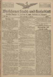 Wreschener Stadt und Kreisblatt: amtlicher Anzeiger f&uuml;r Wreschen, Miloslaw, Strzalkowo und Umgegend 1918.09.19 Nr111