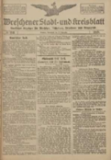 Wreschener Stadt und Kreisblatt: amtlicher Anzeiger f&uuml;r Wreschen, Miloslaw, Strzalkowo und Umgegend 1918.09.21 Nr112