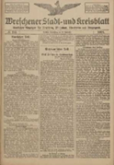 Wreschener Stadt und Kreisblatt: amtlicher Anzeiger f&uuml;r Wreschen, Miloslaw, Strzalkowo und Umgegend 1918.09.26 Nr114