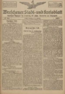 Wreschener Stadt und Kreisblatt: amtlicher Anzeiger für Wreschen, Miloslaw, Strzalkowo und Umgegend 1918.09.26 Nr114
