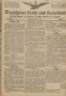 Wreschener Stadt und Kreisblatt: amtlicher Anzeiger f&uuml;r Wreschen, Miloslaw, Strzalkowo und Umgegend 1918.10.01 Nr116