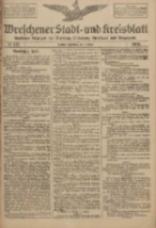 Wreschener Stadt und Kreisblatt: amtlicher Anzeiger f&uuml;r Wreschen, Miloslaw, Strzalkowo und Umgegend 1918.10.03 Nr117