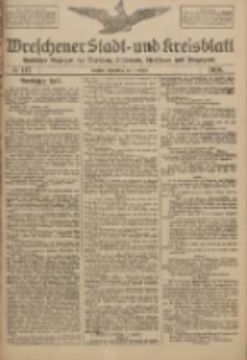 Wreschener Stadt und Kreisblatt: amtlicher Anzeiger für Wreschen, Miloslaw, Strzalkowo und Umgegend 1918.10.03 Nr117