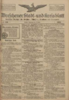 Wreschener Stadt und Kreisblatt: amtlicher Anzeiger für Wreschen, Miloslaw, Strzalkowo und Umgegend 1918.10.10 Nr120