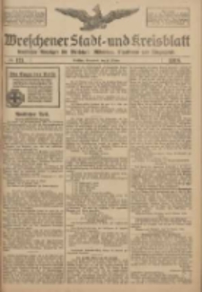Wreschener Stadt und Kreisblatt: amtlicher Anzeiger f&uuml;r Wreschen, Miloslaw, Strzalkowo und Umgegend 1918.10.12 Nr121