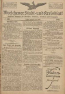 Wreschener Stadt und Kreisblatt: amtlicher Anzeiger für Wreschen, Miloslaw, Strzalkowo und Umgegend 1918.10.26 Nr127