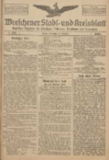 Wreschener Stadt und Kreisblatt: amtlicher Anzeiger f&uuml;r Wreschen, Miloslaw, Strzalkowo und Umgegend 1918.11.07 Nr133