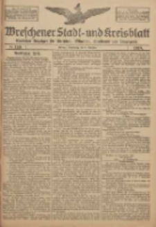 Wreschener Stadt und Kreisblatt: amtlicher Anzeiger für Wreschen, Miloslaw, Strzalkowo und Umgegend 1918.11.21 Nr140