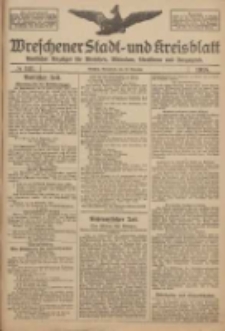 Wreschener Stadt und Kreisblatt: amtlicher Anzeiger f&uuml;r Wreschen, Miloslaw, Strzalkowo und Umgegend 1918.11.23 Nr141