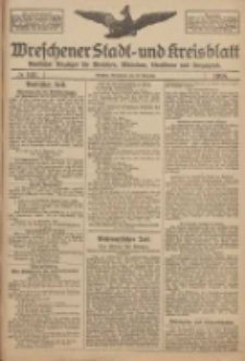 Wreschener Stadt und Kreisblatt: amtlicher Anzeiger für Wreschen, Miloslaw, Strzalkowo und Umgegend 1918.11.23 Nr141