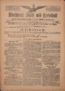 Wreschener Stadt und Kreisblatt: amtlicher Anzeiger f&uuml;r Wreschen, Miloslaw, Strzalkowo und Umgegend 1909.01.19 Nr8