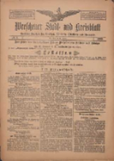 Wreschener Stadt und Kreisblatt: amtlicher Anzeiger für Wreschen, Miloslaw, Strzalkowo und Umgegend 1909.01.19 Nr8