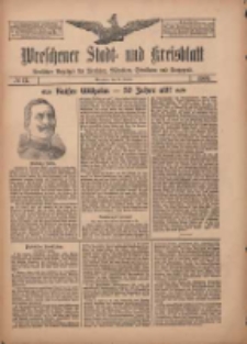 Wreschener Stadt und Kreisblatt: amtlicher Anzeiger f&uuml;r Wreschen, Miloslaw, Strzalkowo und Umgegend 1909.01.28 Nr12