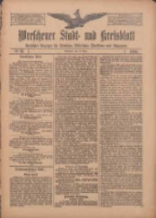 Wreschener Stadt und Kreisblatt: amtlicher Anzeiger für Wreschen, Miloslaw, Strzalkowo und Umgegend 1909.03.13 Nr31