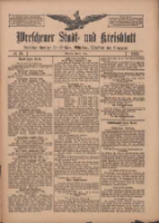 Wreschener Stadt und Kreisblatt: amtlicher Anzeiger für Wreschen, Miloslaw, Strzalkowo und Umgegend 1909.03.25 Nr36