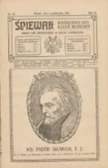 Śpiewak: miesięcznik literacko-muzyczny : organ K&oacute;ł Śpiewackich w Rzeszy Niemieckiej 1912.10.01 R.6 Nr10