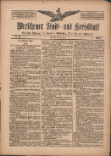 Wreschener Stadt und Kreisblatt: amtlicher Anzeiger f&uuml;r Wreschen, Miloslaw, Strzalkowo und Umgegend 1909.04.24 Nr48