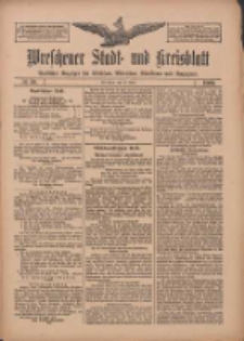 Wreschener Stadt und Kreisblatt: amtlicher Anzeiger für Wreschen, Miloslaw, Strzalkowo und Umgegend 1909.04.29 Nr50