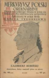 Merkuryusz Polski Ordynaryiny: dzieie wszystkiego świata w sobie zamykaiący dla informacyey pospolitey. 1936.10.16 Nr49