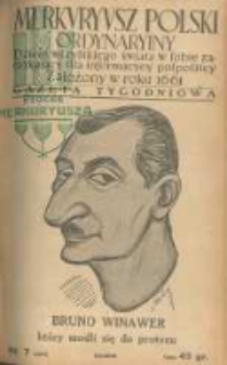 Merkuryusz Polski Ordynaryiny: dzieie wszystkiego świata w sobie zamykaiący dla informacyey pospolitey. 1939.02.05 Nr7