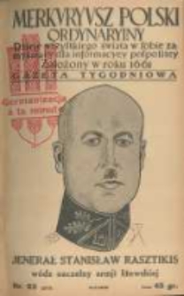 Merkuryusz Polski Ordynaryiny: dzieie wszystkiego świata w sobie zamykaiący dla informacyey pospolitey. 1939.05.14 Nr23