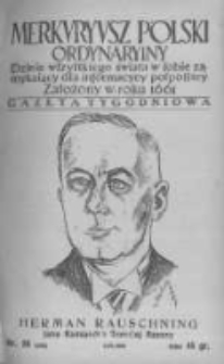 Merkuryusz Polski Ordynaryiny: dzieie wszystkiego świata w sobie zamykaiący dla informacyey pospolitey. 1939.06.04 Nr26
